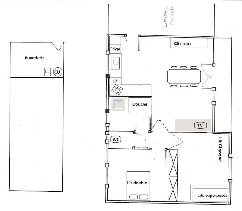 La Petite Landaise Villa Sanguinet Eksteriør bilde